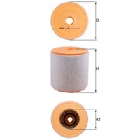 Luftfilter Mahle LX 4961 FüR Audi A7 Sportback A6 C8 Avant Allroad