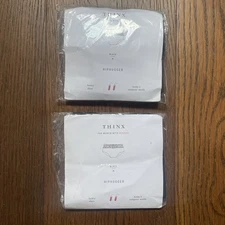 THINX Period Panty Underwear Women's Medium Black Hiphugger / Lot Of 2 Sealed