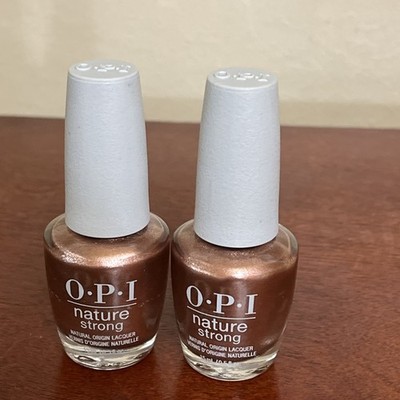 OPI Nature Storm Nail Polish Lot Of 2 Intentions Are Rose Gold