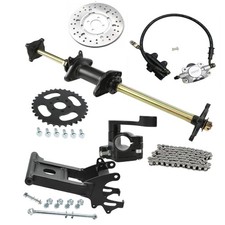 32 Inch Rear Axle Kit with Swingarm Bracket for ATV Quad Go Kart 110cc to 200cc