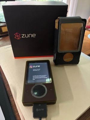 Microsoft Zune 30gb Brown Media Player, Model 1091, working.