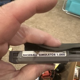 Baseball Simulator 1.000 (Nintendo NES, 1990, Cartridge and case 