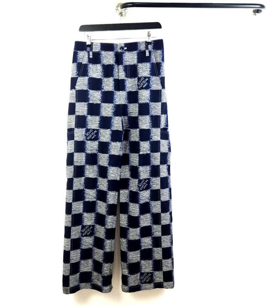 Louis Vuitton Damier Rush Workwear Pants 10753 141429048 | eBay