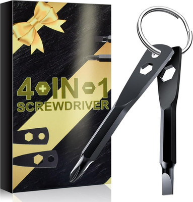 Stocking Stuffers for Men Adults - Christmas Gifts 4-In-1 Keychain Screwdriver S