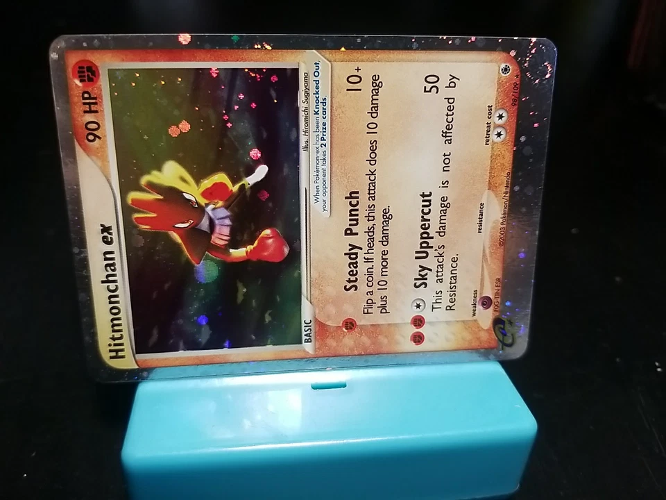 Pokémon TCG - Hitmonchan ex 98/109 - Ultra Rare - Ex Ruby & Sapphire [Near Mint] - Image 4 of 4