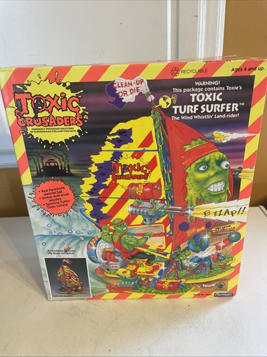 Toxic Crusaders Toxic Turf Surfer MISB NEW SEALED Playmates 1991