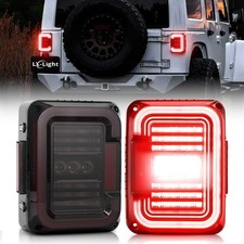 DOT Approved Smoke Lens LED Tail Lights with 20W Reverse Lights for 2007-2017...