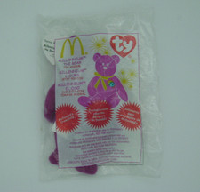 McDonald's TY Teenie Beanie Babies Millennium Bear Employee Crew Only 2000 Mint