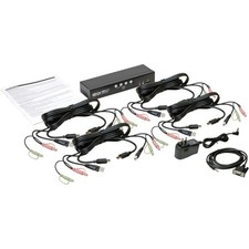 Eaton Tripp Lite Series 4-Port HDMI/USB KVM Switch with Audio/Video and USB Peri