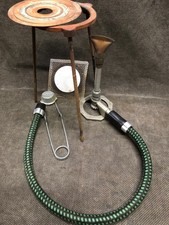 Lab Bunsen Burner Copper Rings  Tripod Lab Stand Set