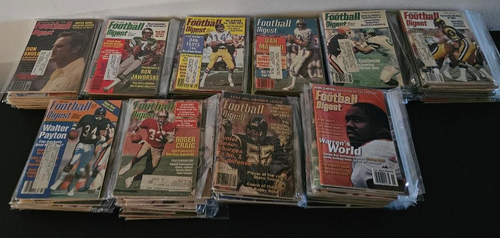 Riesiges 114 Vintage NFL Football Digest Monthly Magazine Lot 1979 2003 28 HOFrs - Bild 11 von 11