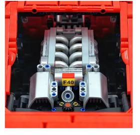 Ferrari F40 Building Block Model Car Supercar Model 4026 Parts