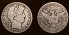 1914-S U.S. 90% Silver Barber Half Dollar - Very Good Joseph J Haney Collection
