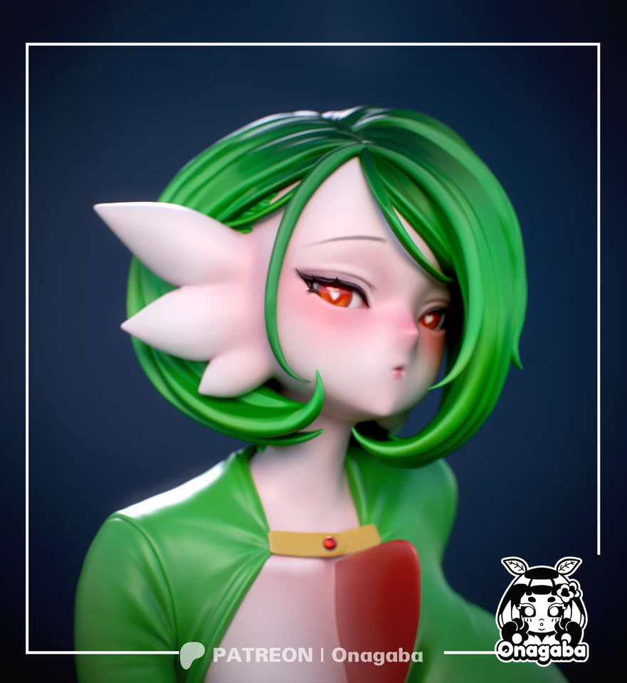 Flirty Gardevoir 1/7 比例人偶树脂模型车库套件 — 第 2/4 张图片
