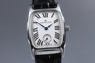 [Fast neuwertig] Hamilton H133210 24 mm weißes Zifferblatt kleine Sekunde...