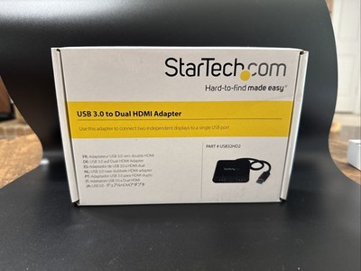 StarTech.com USB 3.0 to Dual HDMI Adapter -new BOX NOT SEALED