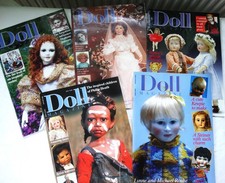 ISSUES 6-10 DOLL MAGAZINE 1994/95 - STUNNING PHOTOS, ARTICLES & PATTERNS