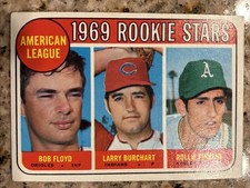 Pristine 1969 Topps Baseball Rookie Stars Rollie Fingers (RC)