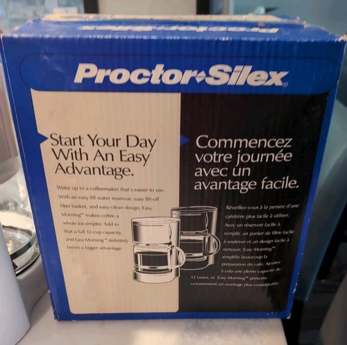 Proctor Silex white 12 Cup 41331 Auto Pause & Serve Brew Strength Coffee Maker - Picture 10 of 11