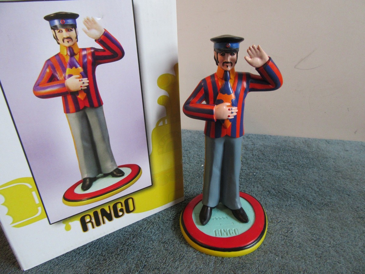 4 Beatles Yellow Submarine figures Knucklebonz rock iconz Ringo