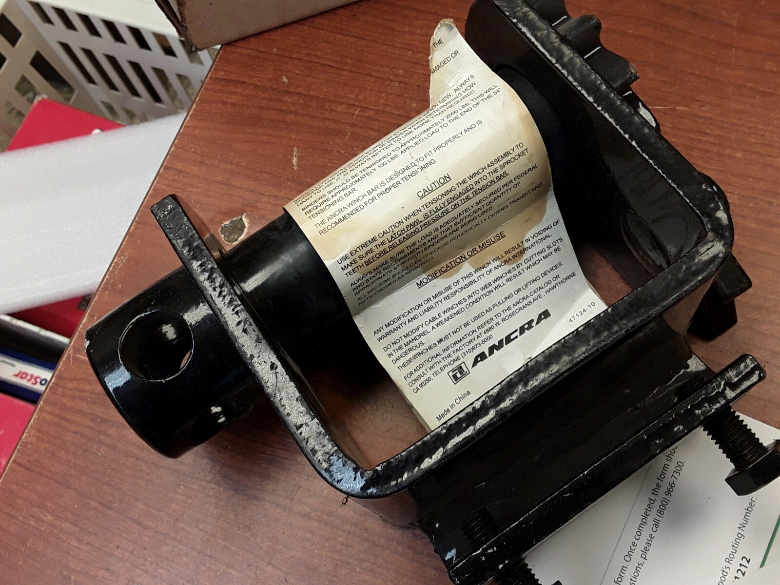 Ancra 43564-14 winch Standard