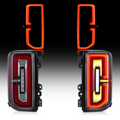 For For Ford Bronco 6th Gen U725 2021-2023 FULL LED DRL Tail Lights W/ Animation