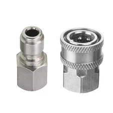 Pressure Washer Adapter Set 3/8" Quick Connect 5000 PSI Stainless Steel