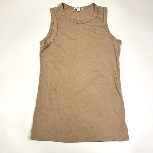 Standard James Perse Crew Neck Tan Tank Top Size 2 (US Medium) Made In USA