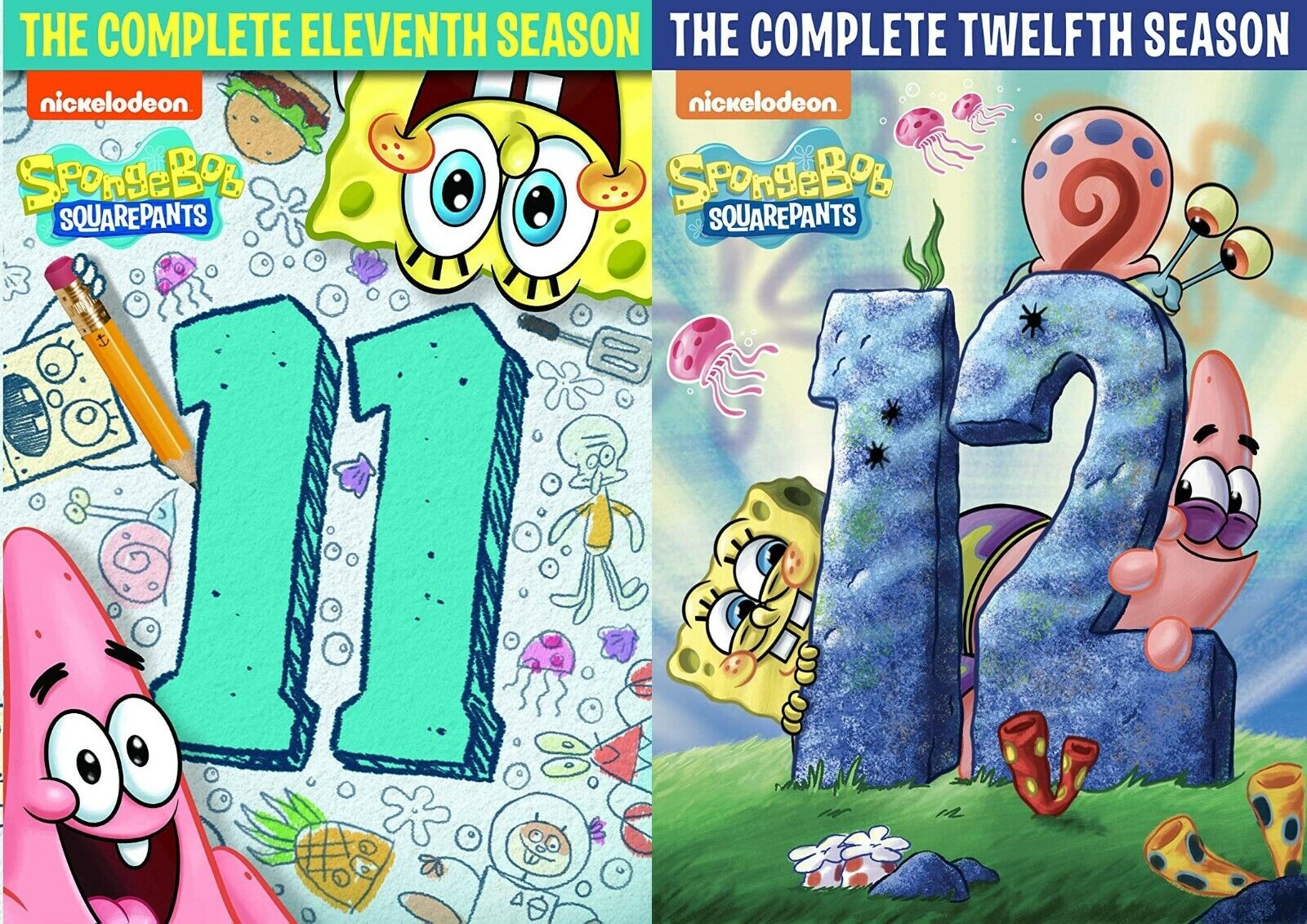 Spongebob Squarepants TV Series Complete Season 11 & 12 BRAND NEW 