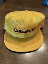 Vintage 80s Louisville MFG Co ChemStor Farming Full Mesh Trucker Snapback Hat