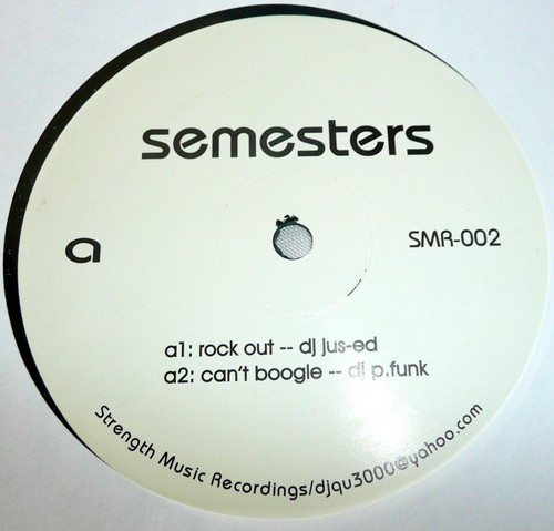SEMESTERS 12" VINYL DJ QU JUS-ED P. FUNK Mix Dance Strength Music >NEW< - Picture 2 of 4