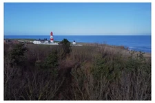 Souter lighthouse, Whitburn, UK.. 18" x 12" PRINT - ARCHITECTURE LIGHTHOUSE