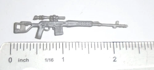 GI Joe Figure Accessory 2007 Cobra Officer V4       SVD Sniper Rifle Gun