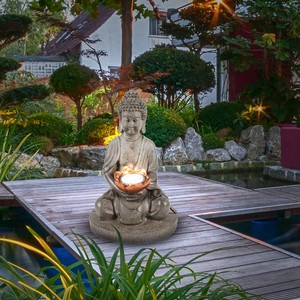 lampe solaire bouddha