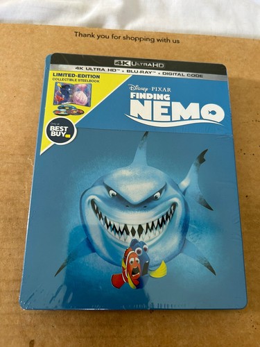 Finding Nemo 4K UHD Blu Ray Steelbook Best Buy limitierte Auflage NEU & VERSIEGELT Disney