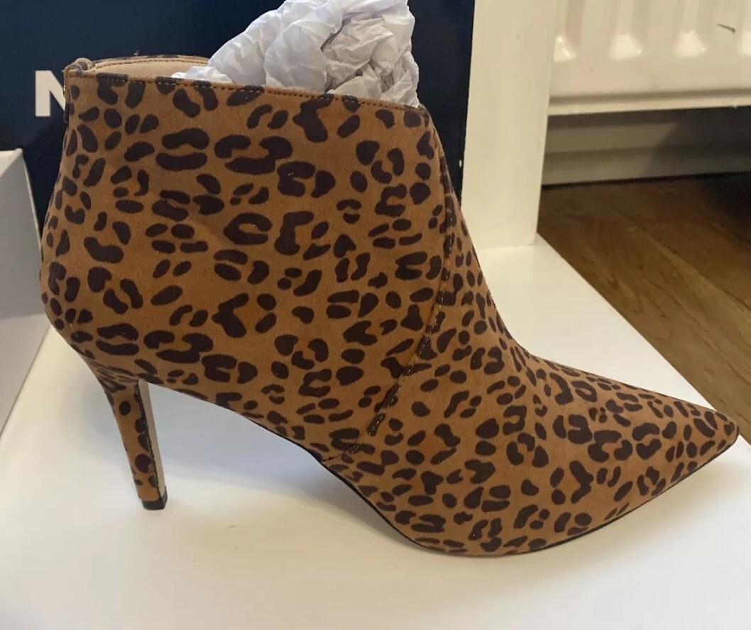 Miss KG Animal Print Womens Ankle Boots UK Size EU 41 UK