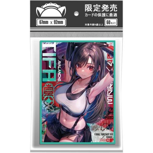Final Fantasy VII Tifa Lockhart Anime 60x Card Game Sleeves