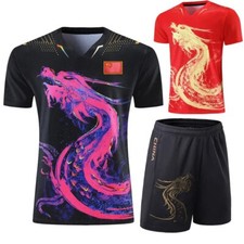 China Table Tennis Suit Jerseys Men Women Child China Ping Pong Suits New