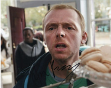 SIMON PEGG signed Autogramm 20x25cm SHAUN OF THE DEAD in Person autograph COA