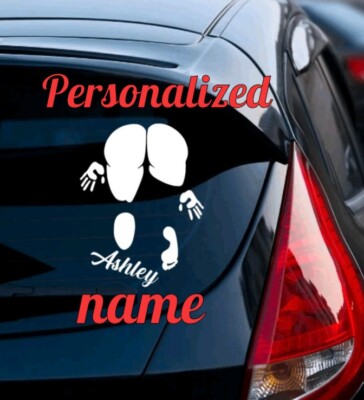 Female Butt Print Sticker for Car Vinyl Decal Truck Window