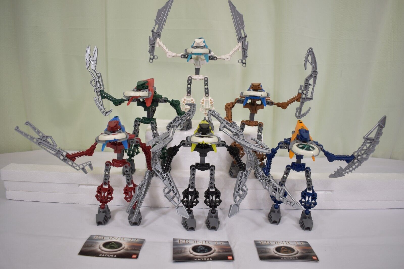 Lego Bionicle  Vahki Enforcers of Metru Nui  Complete Combiner Set Retired