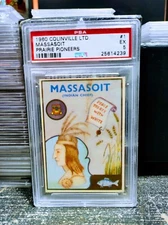 1960 Colinville Ltd. Prairie Pioneers #1 Massasoit Indian Chief PSA 5