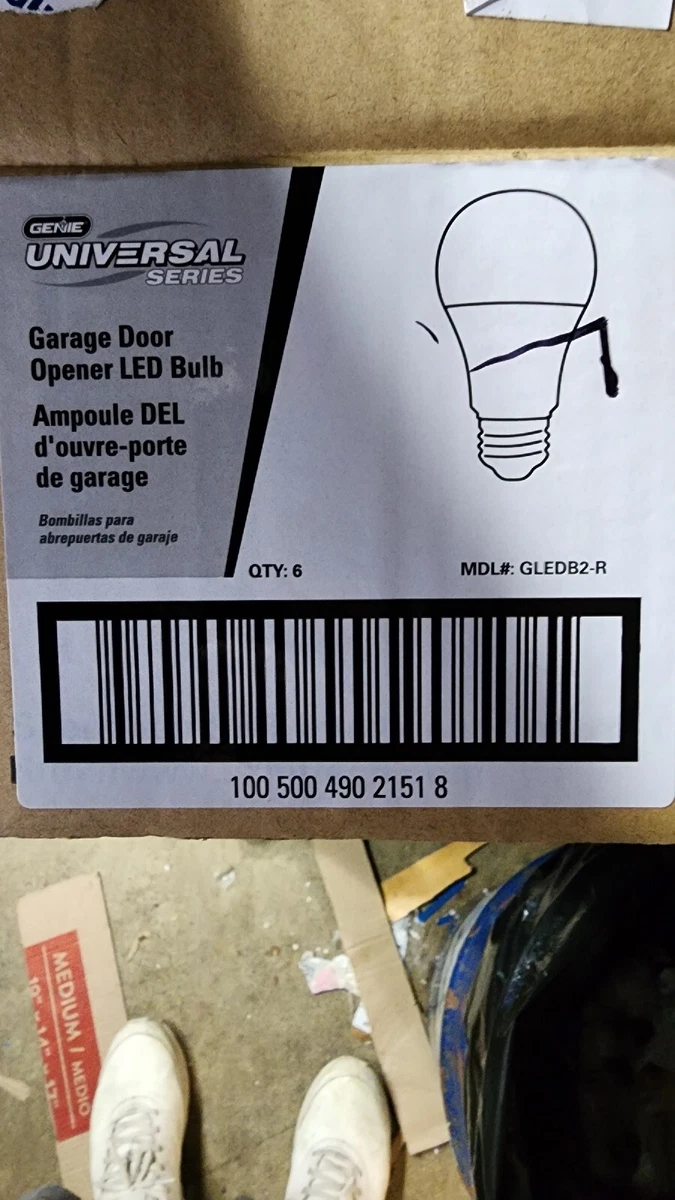 Genie Universal Garage Door Opener Led Light Bulb Shelly Lighting