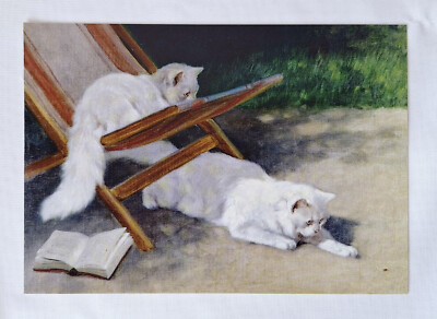 Kunst-Postkarte, ''An uninvited guest'' von Arthur Heyer