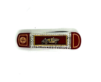 FRANKLIN MINT ''FIRETRUCK'' COLLECTOR KNIFE