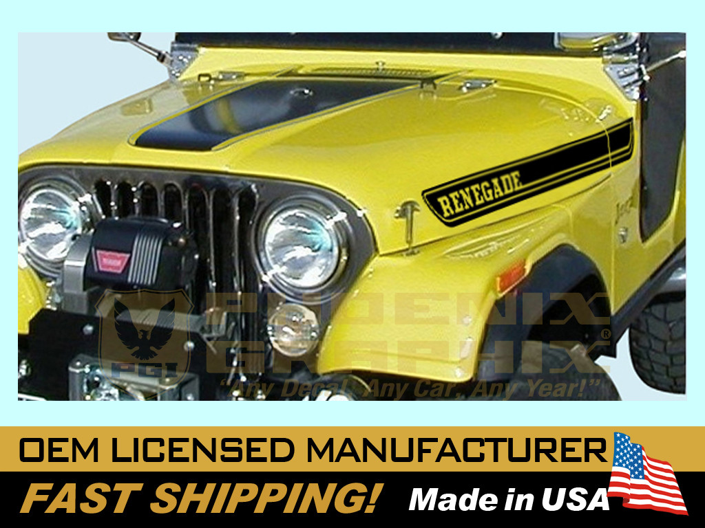 1984 1985 1986 1987 1988 1989 1990 Jeep Renegade Custom Decal