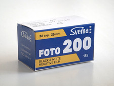 FRESH Svema FOTO-200 135/35mm 36exp. ISO 200 B W Camera Negative Film