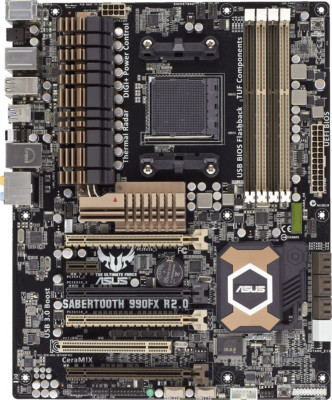 For ASUS TUF SABERTOOTH 990FX R2.0 motherboard AM3+ 4*DDR3 32G ATX Tested ok