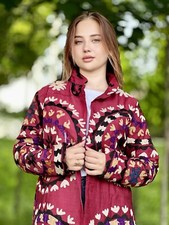 Handmade Uzbek Silk Vintage Robe Chapan Coat/Robe/Kaftan/Kimono Vintage