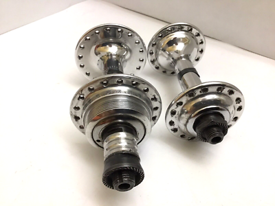 Vintage Campagnolo Record Low Flange Hub Set 36/32 Hole Vintage Campagnolo Record Low Flange Hub Set 36/32 Hole